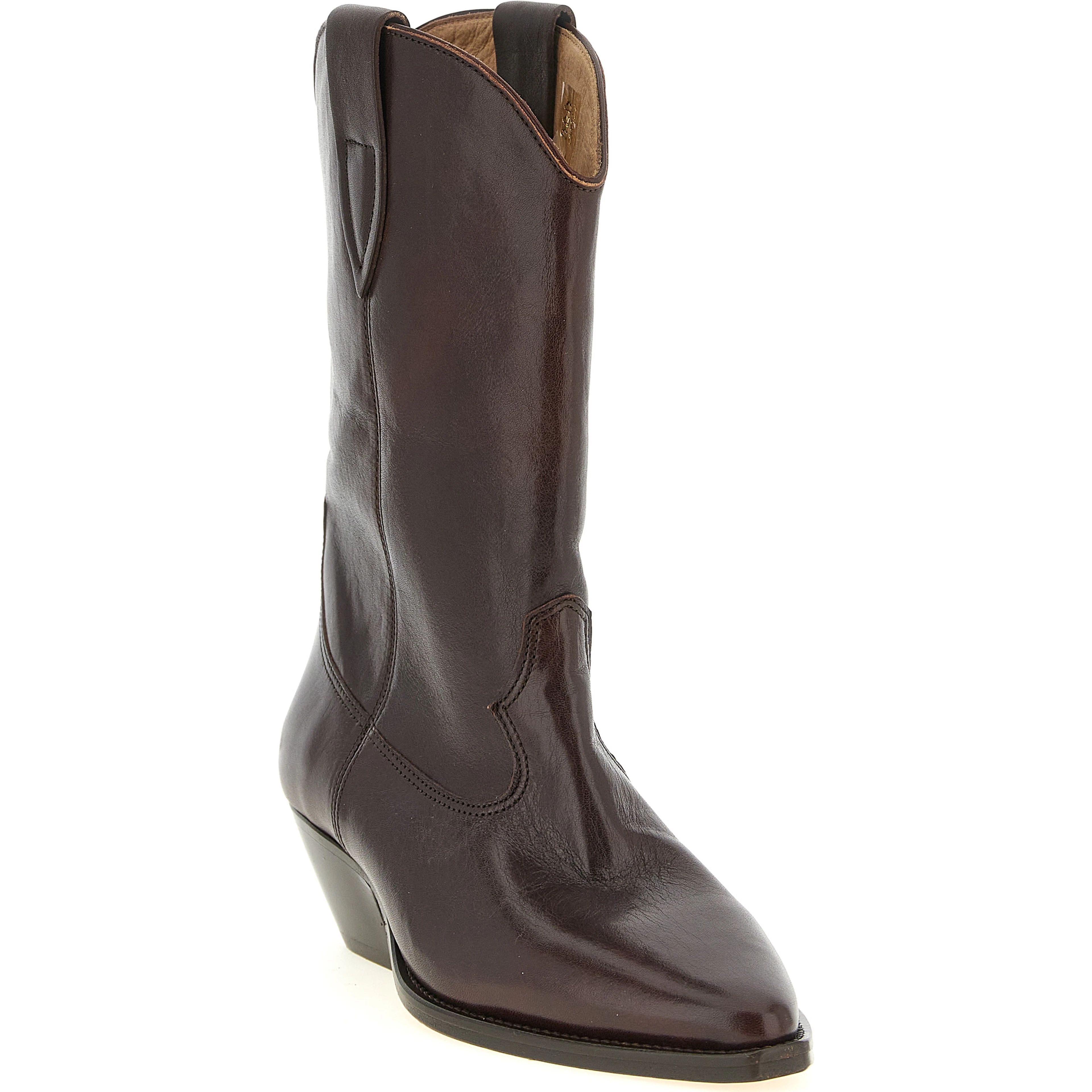 Brown Cowhide Chelsea Boots