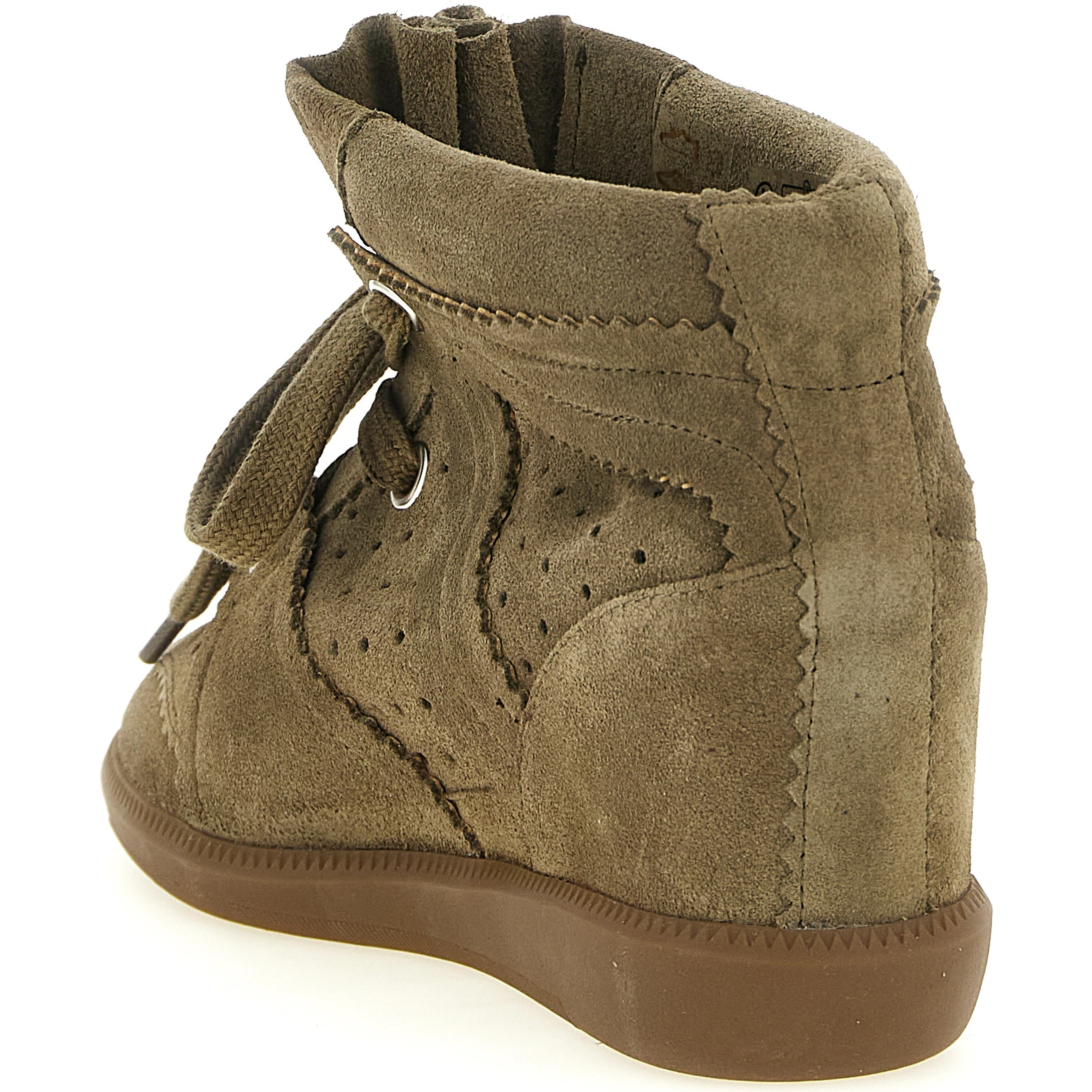 Beige Cowhide Sneakers