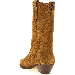Brown Cowhide Chelsea Boots