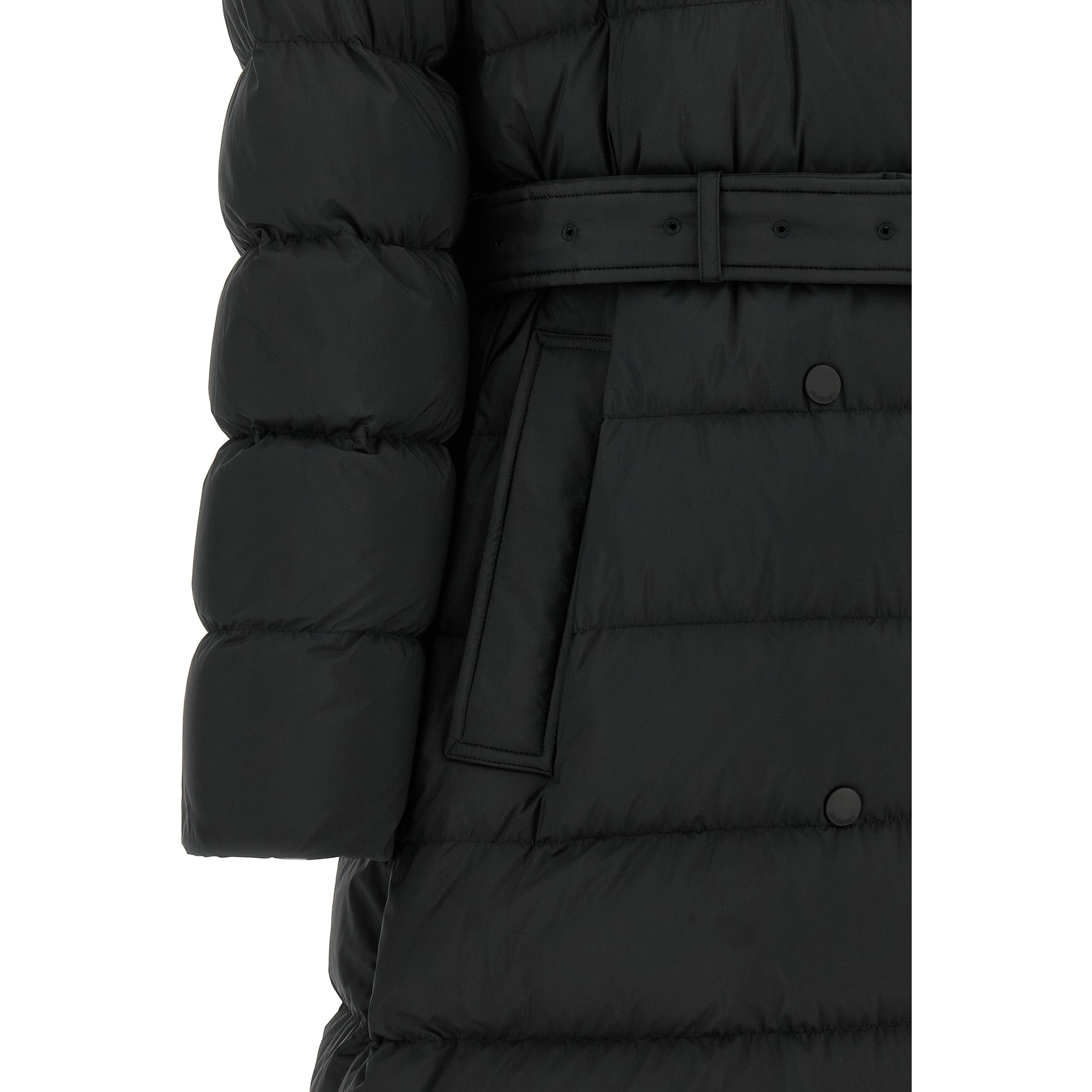 Black Polyamide Coat