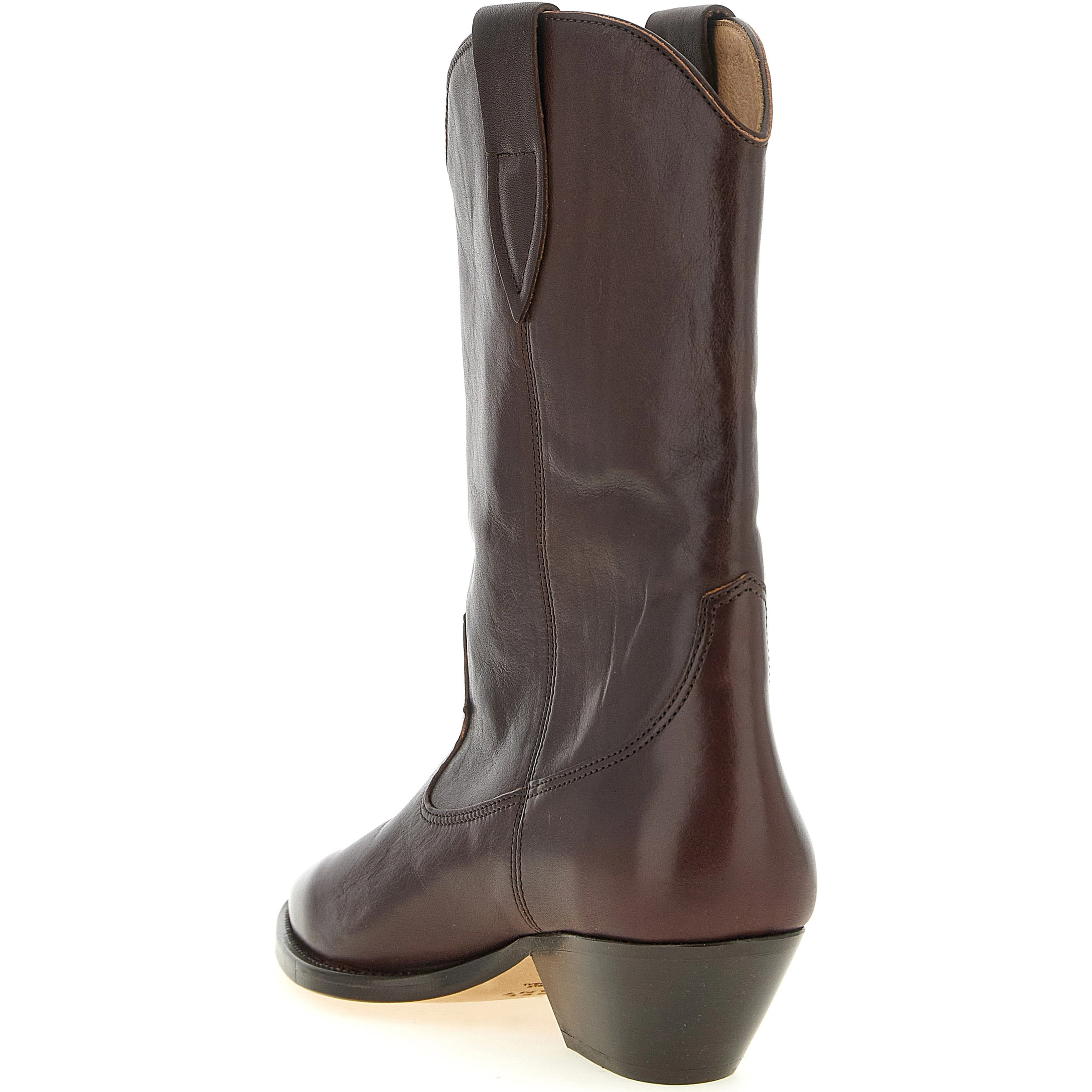 Brown Cowhide Chelsea Boots