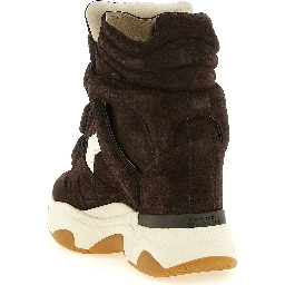 Brown Calfskin Athletic Sneakers