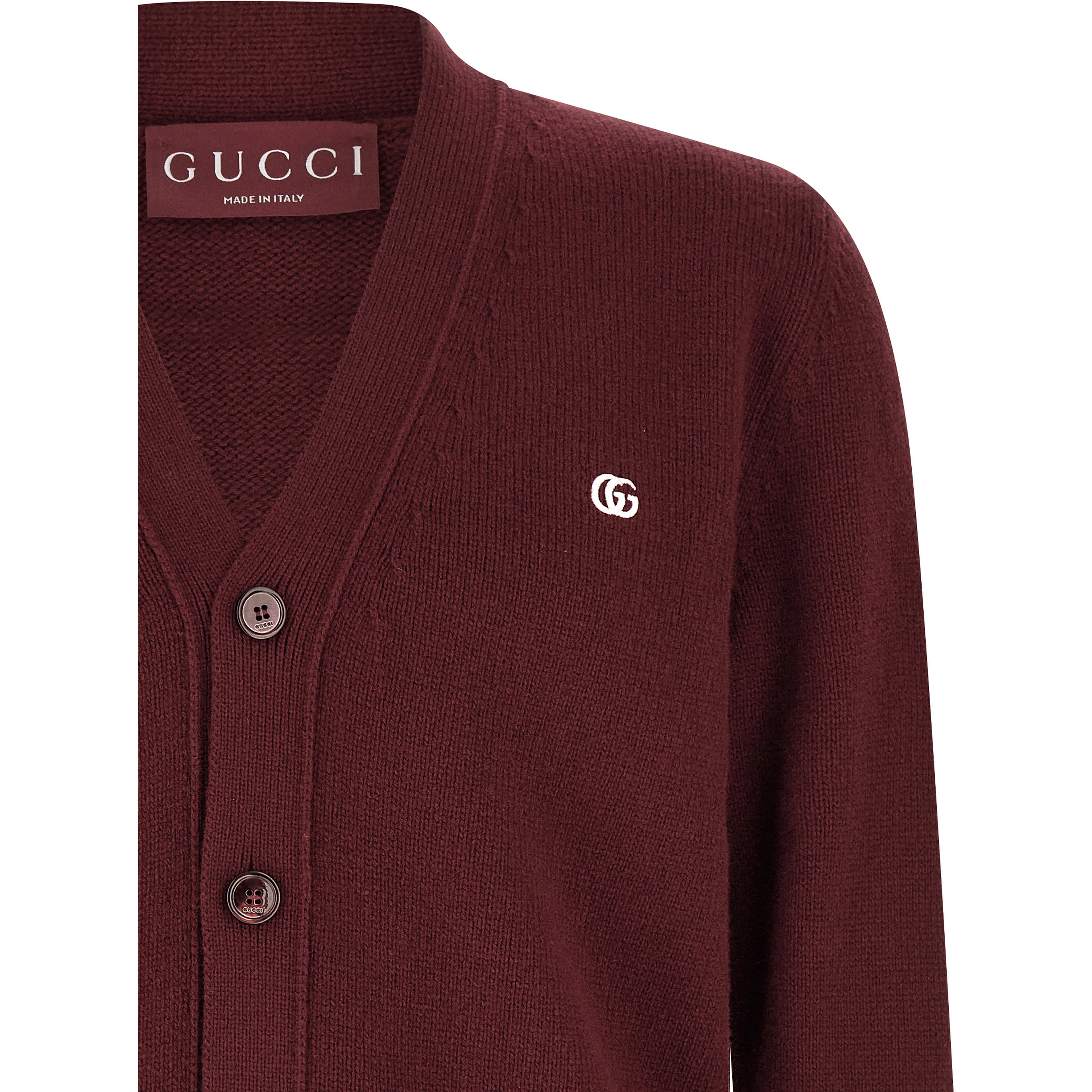 Bordeaux Cashmere Cardigan
