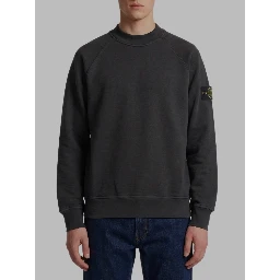 Black crewneck sweatshirt