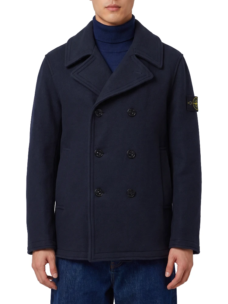 Short Heavy Melton coat