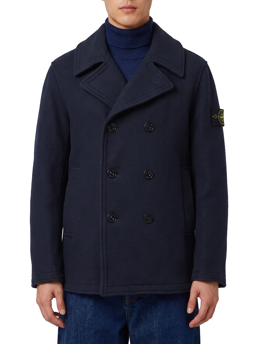 Short Heavy Melton coat