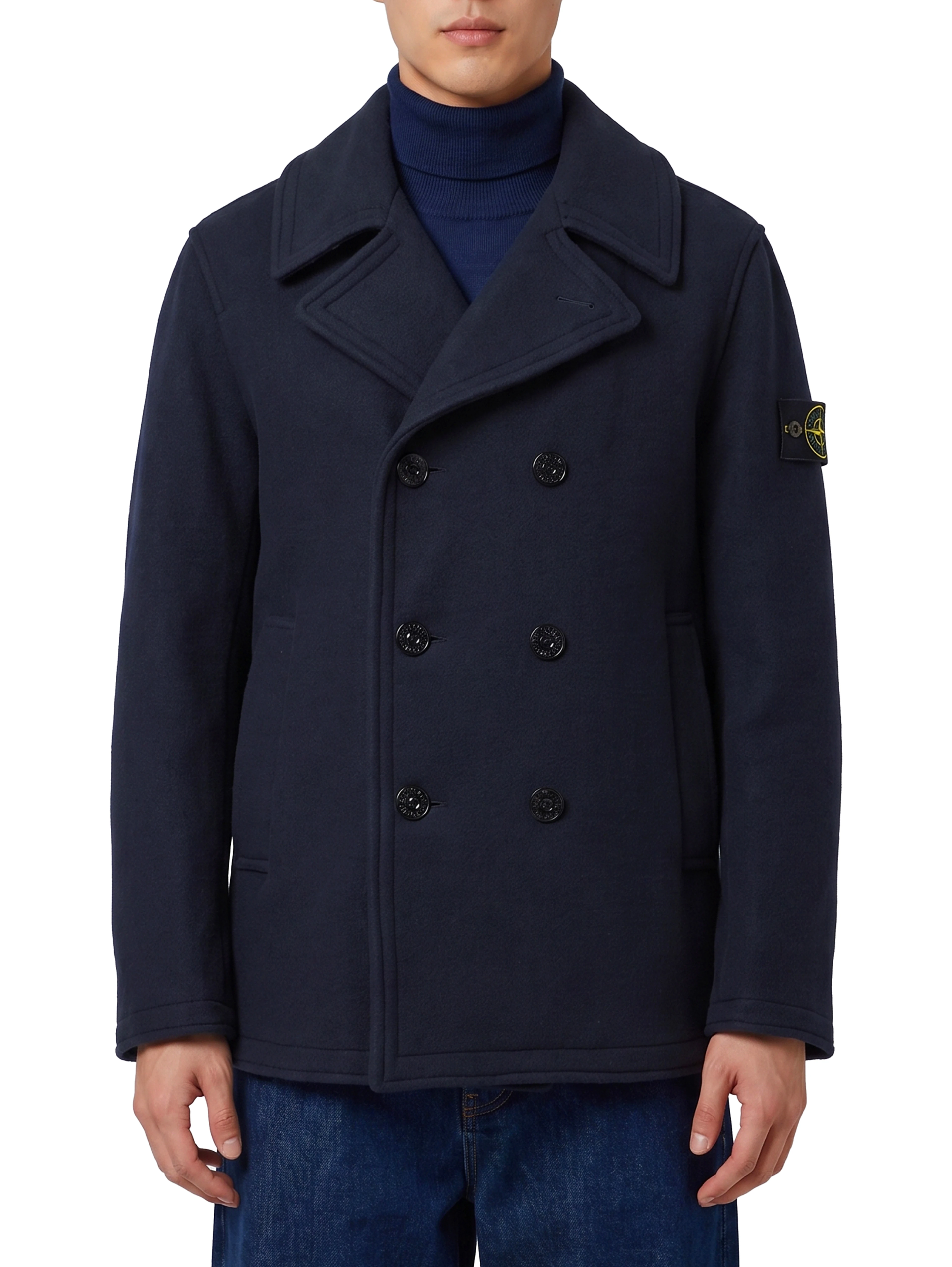 Short Heavy Melton coat