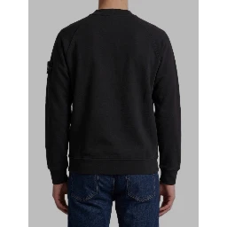 Black crewneck sweatshirt
