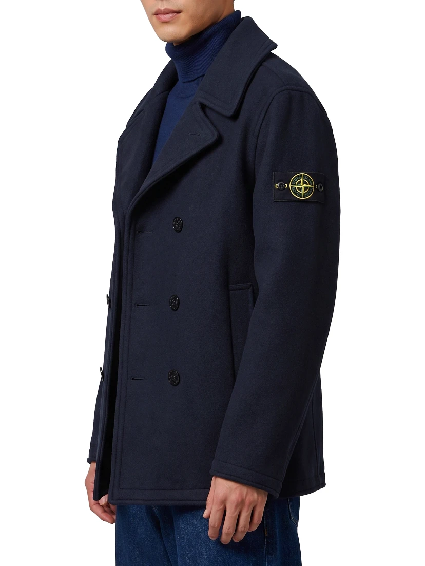 Short Heavy Melton coat