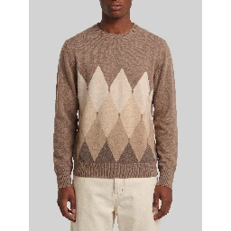 Cashmere crewneck Diamond sweater