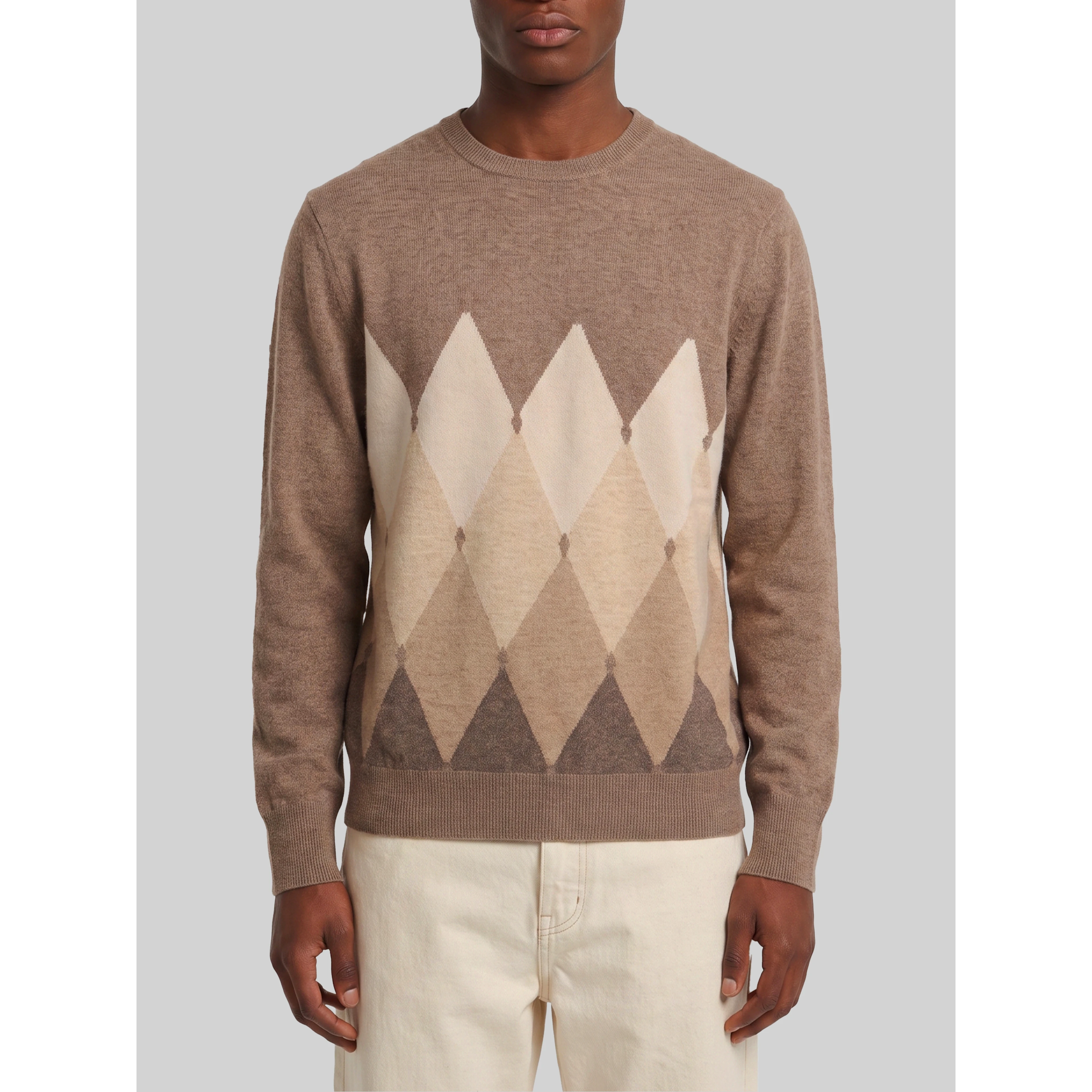 Cashmere crewneck Diamond sweater