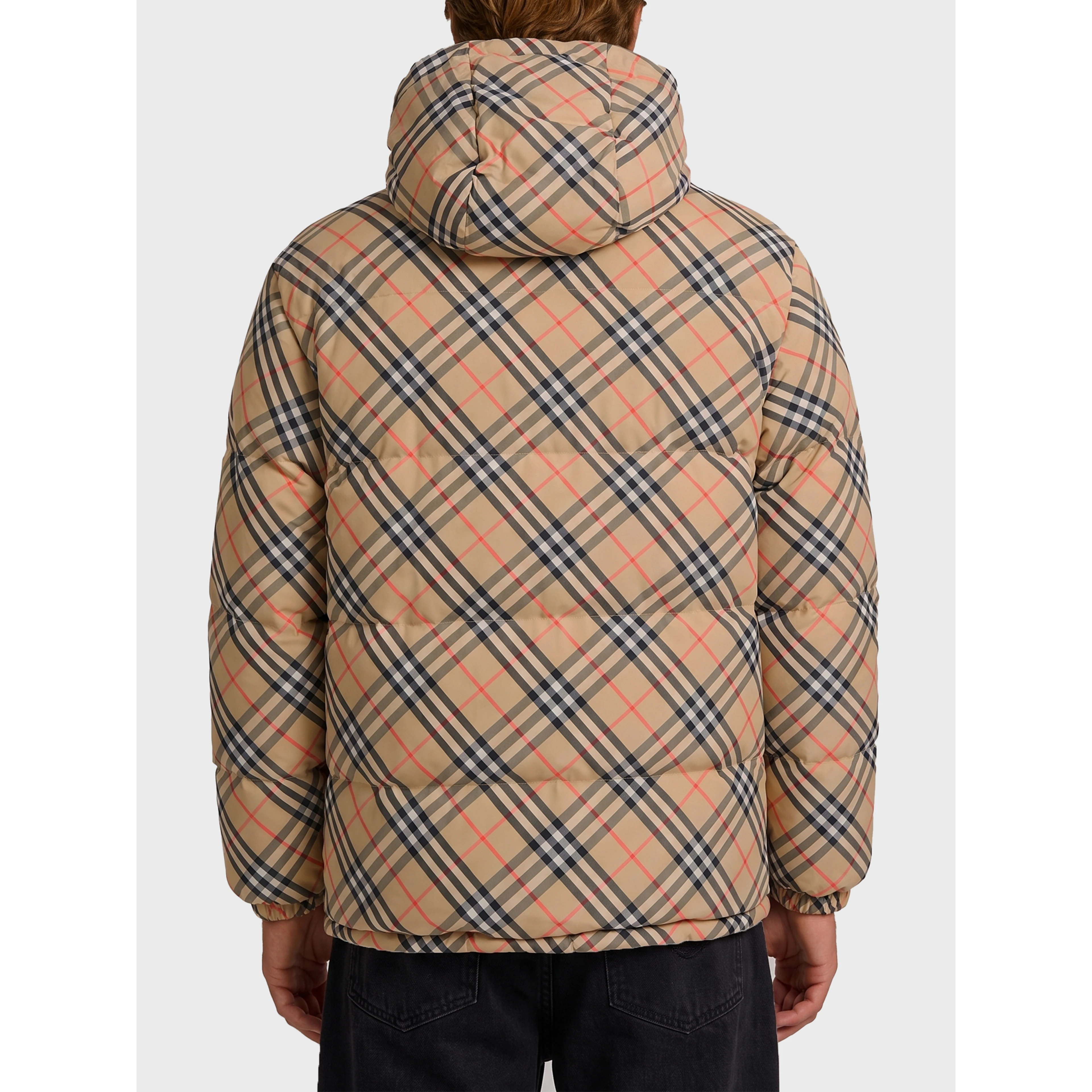Reversible Snowdonia Check down jacket