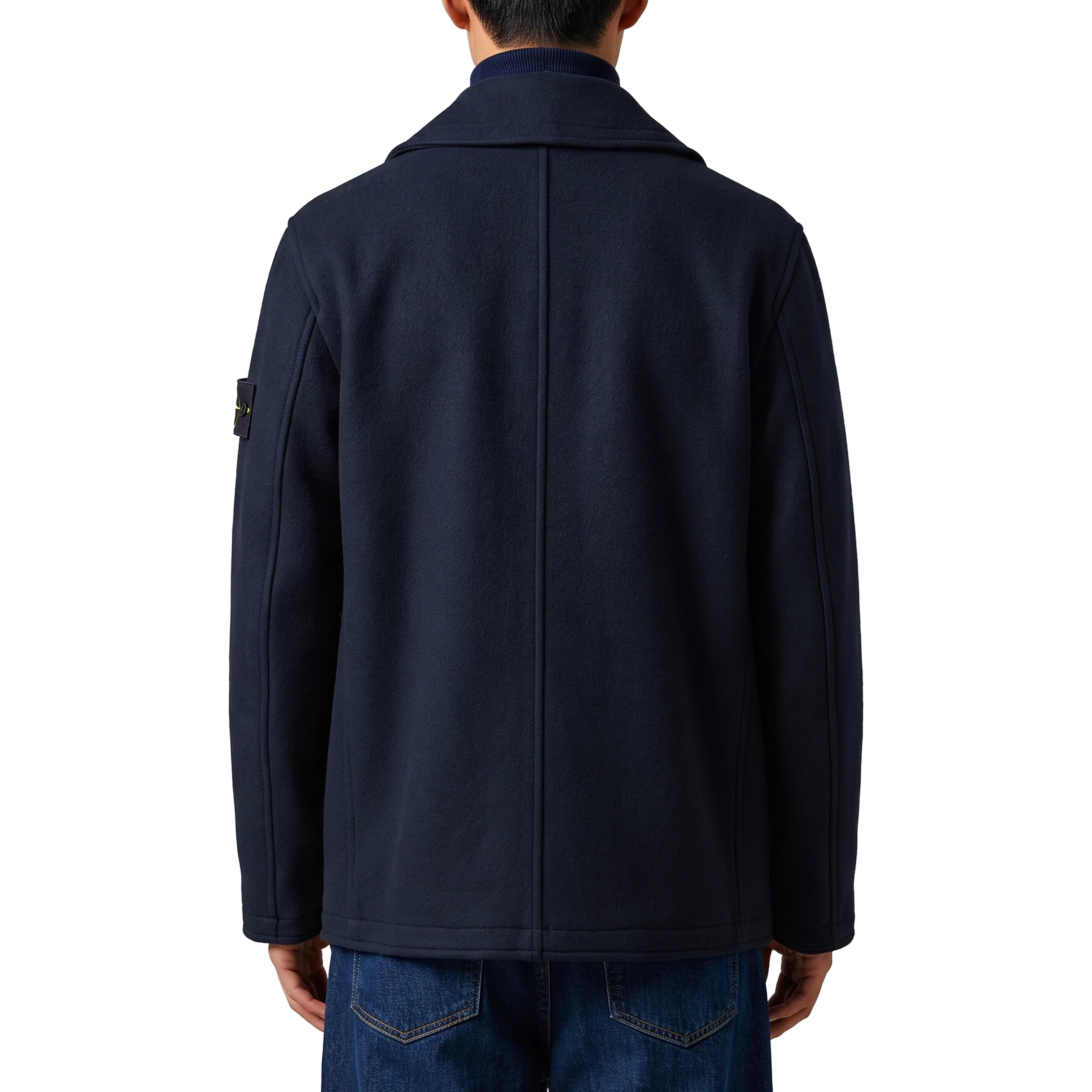 Short Heavy Melton coat