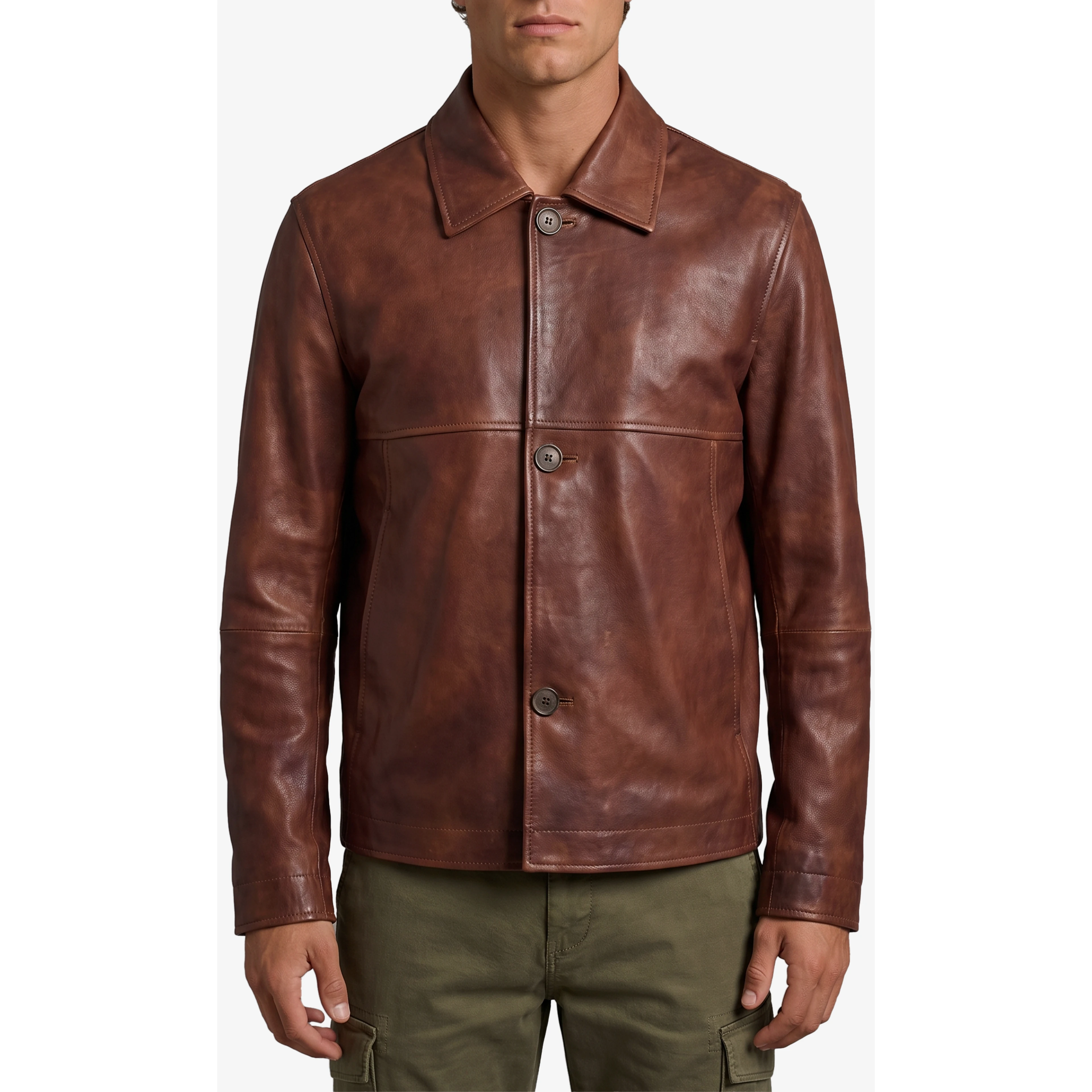Steep leather jacket