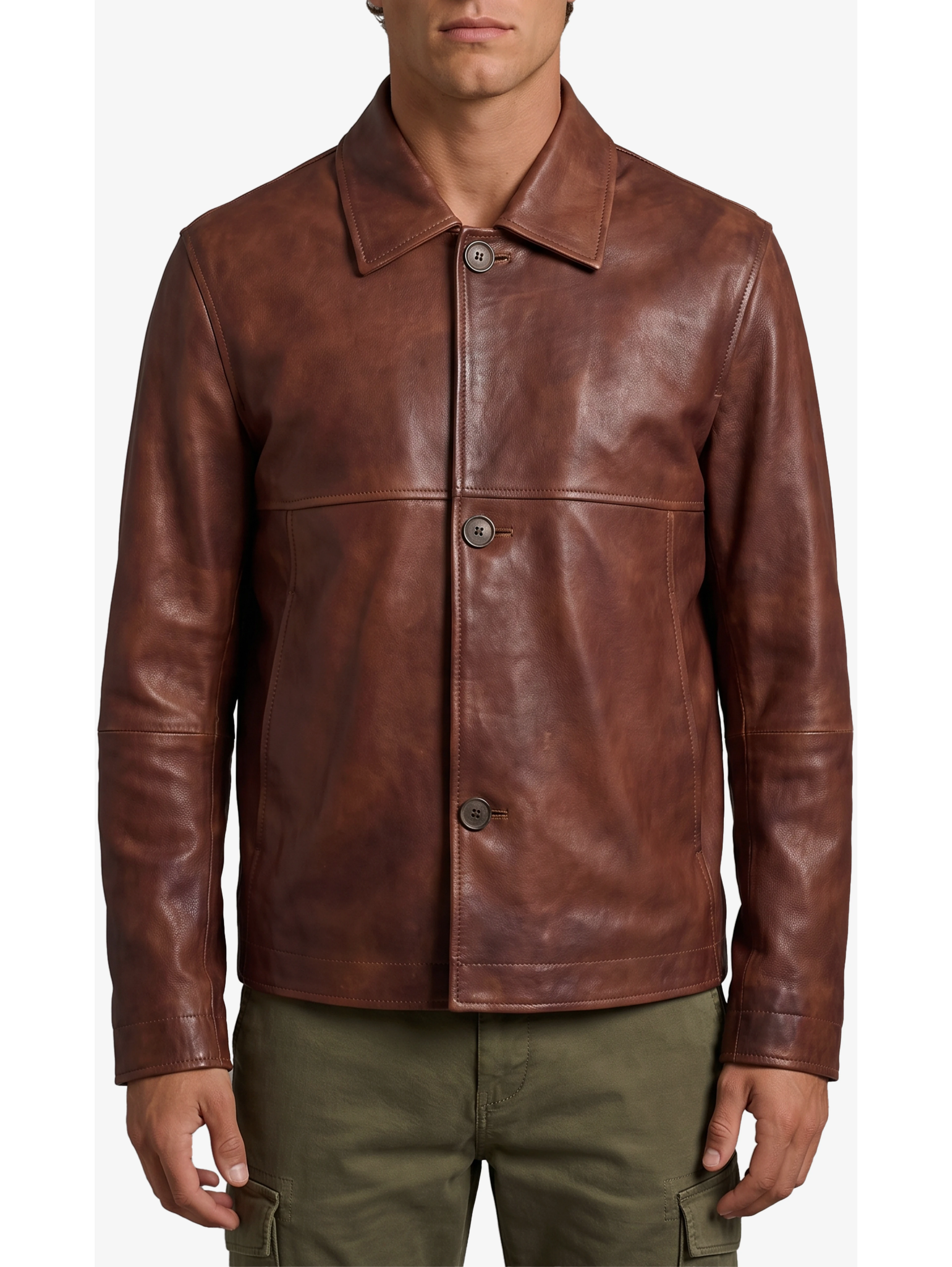 Steep leather jacket