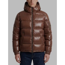 Polar Tech hooded down jacket