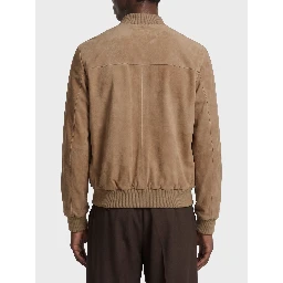 Didier suede bomber jacket