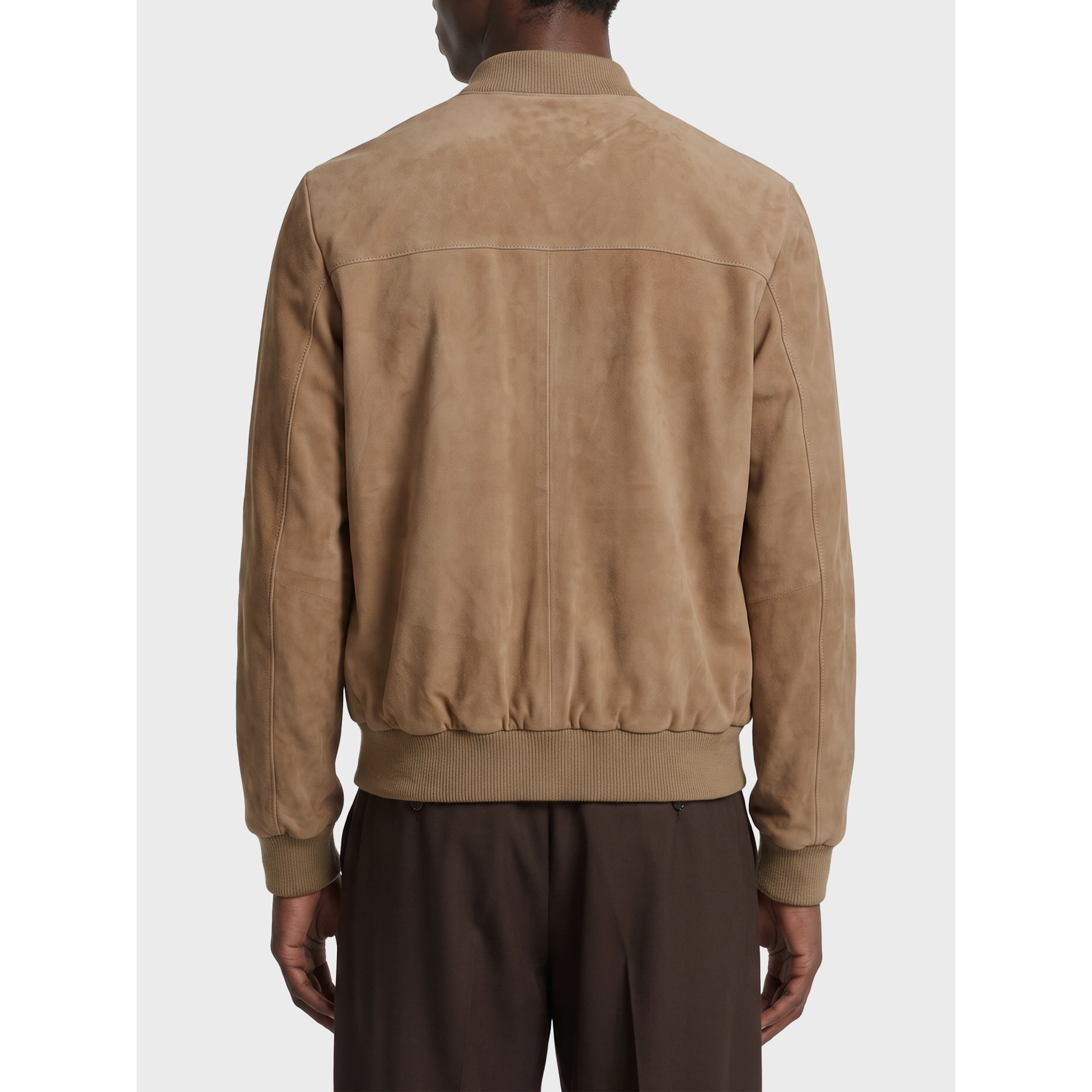 Didier suede bomber jacket