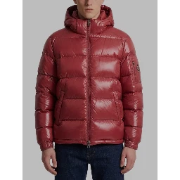 Polar Tech hooded down jacket