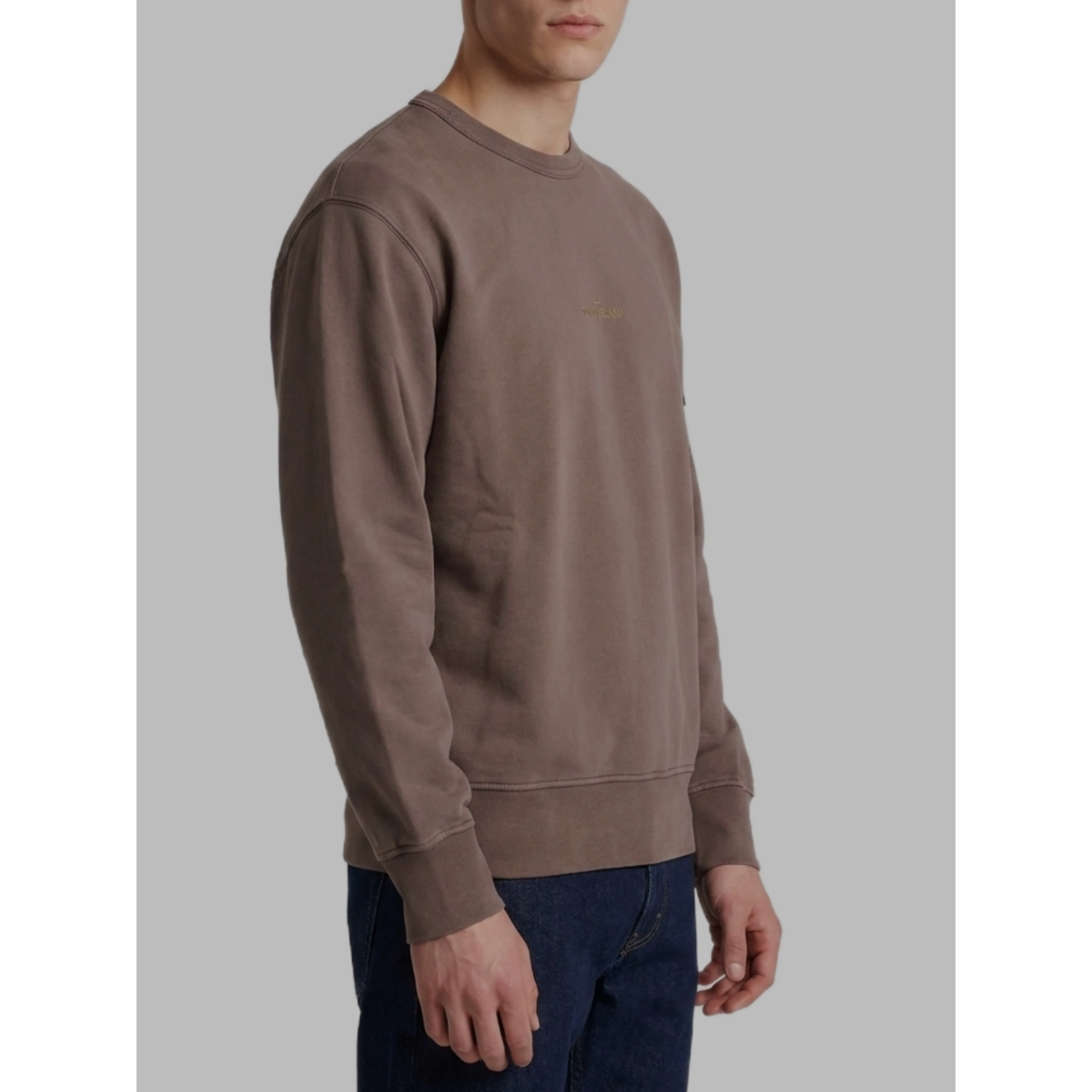 Burgundy crewneck sweatshirt