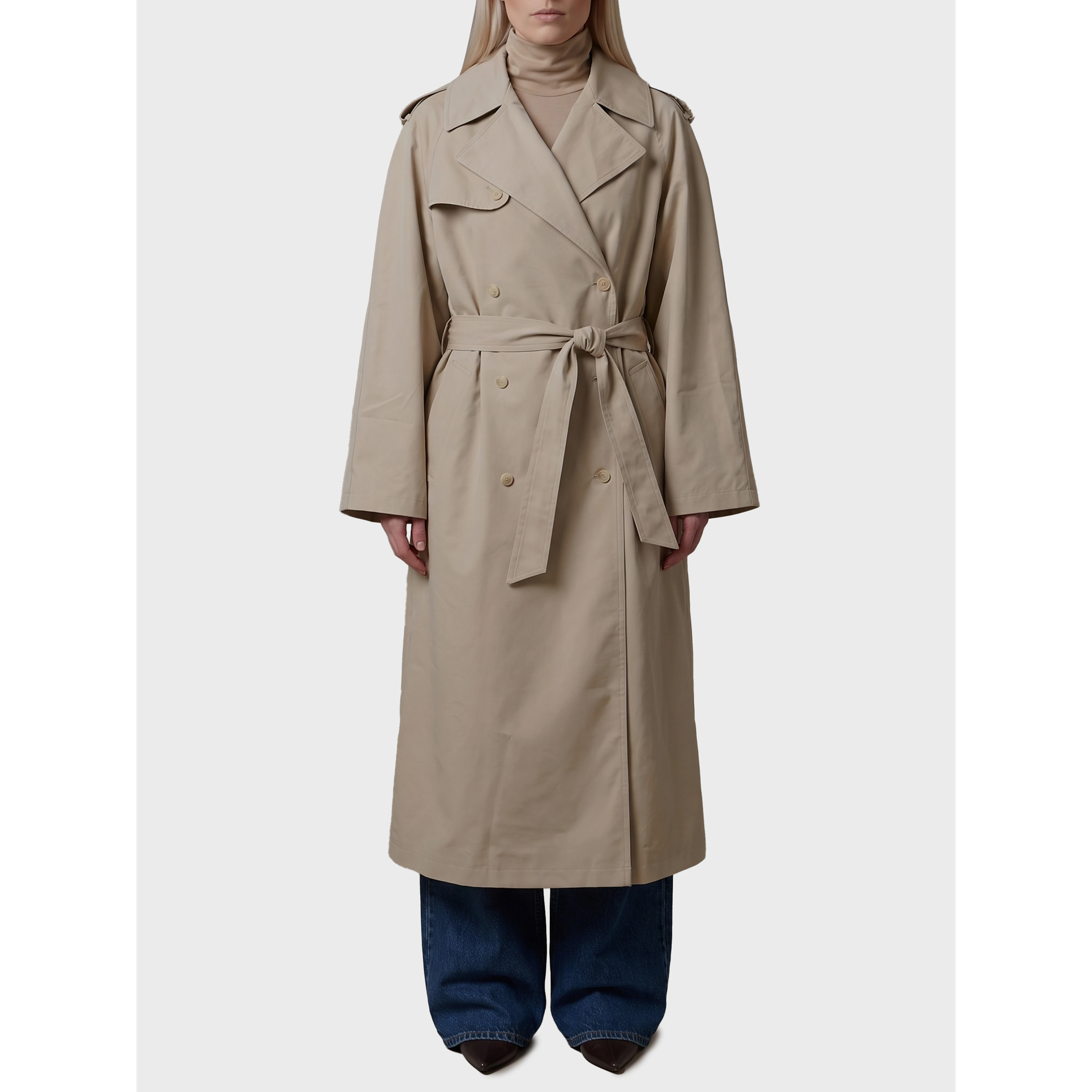 Riva cotton trench coat
