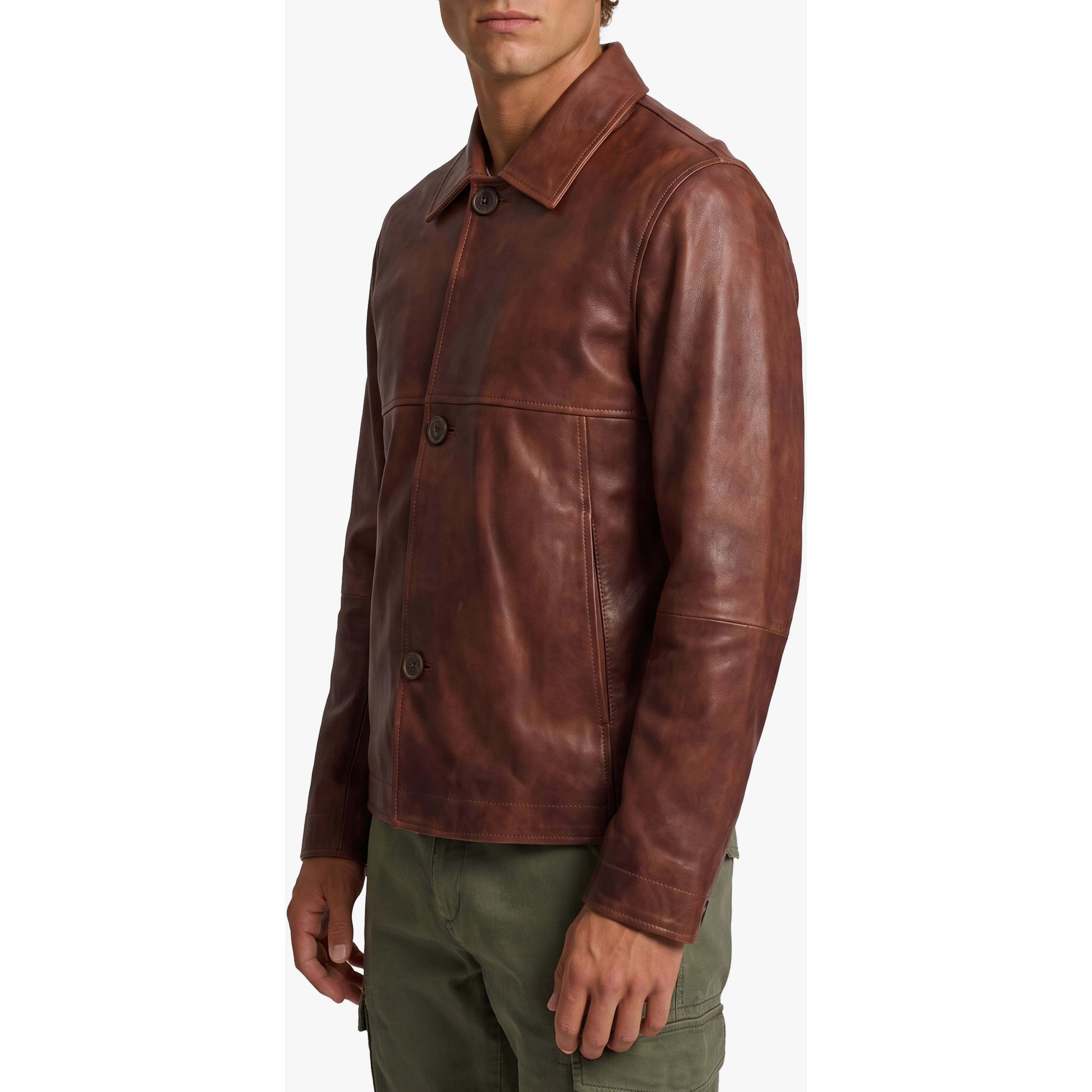 Steep leather jacket