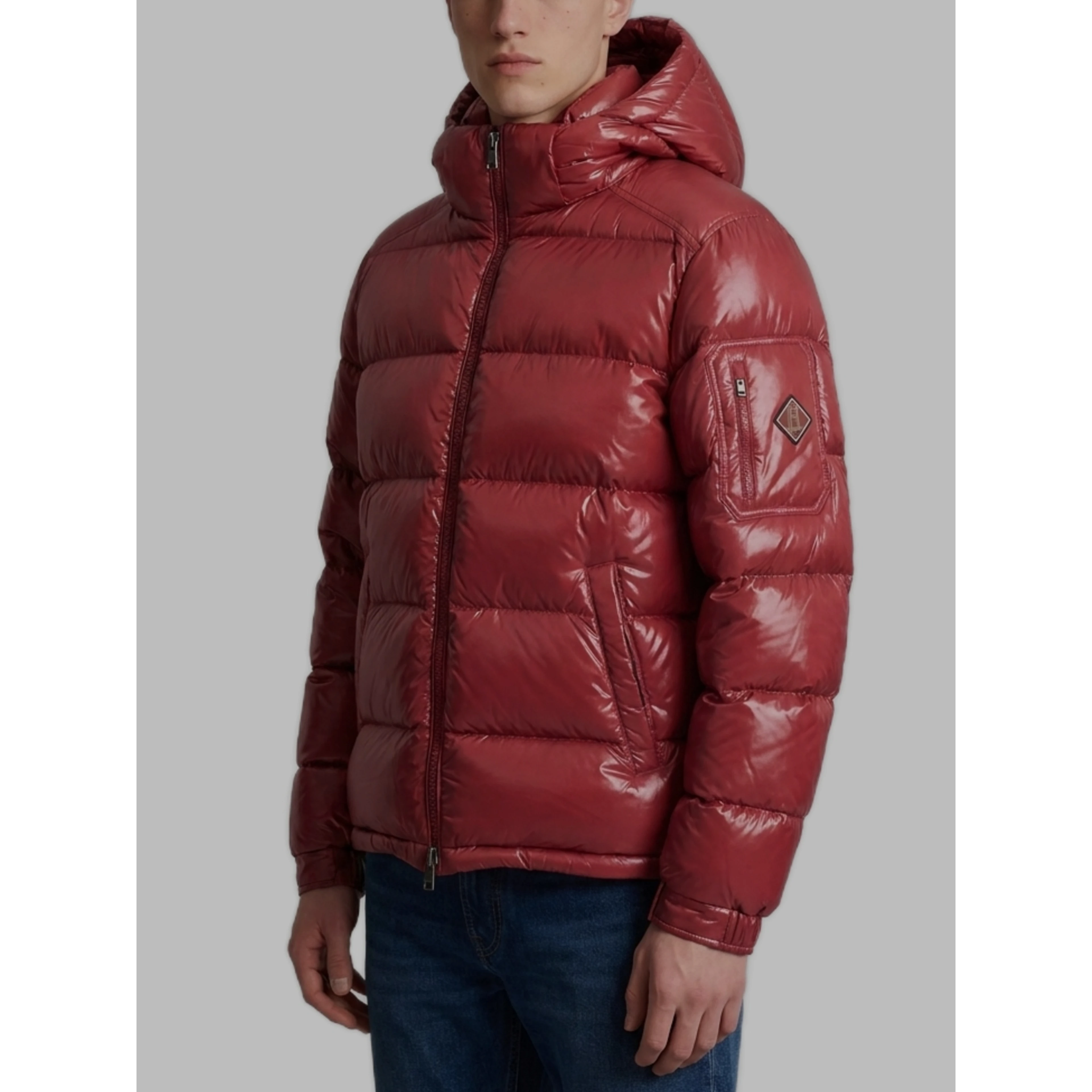 Polar Tech hooded down jacket