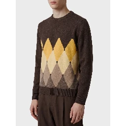 Cashmere crewneck Diamond sweater