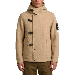 Short Heavy Melton coat