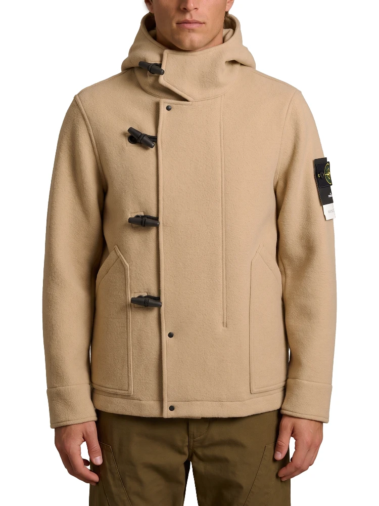 Short Heavy Melton coat