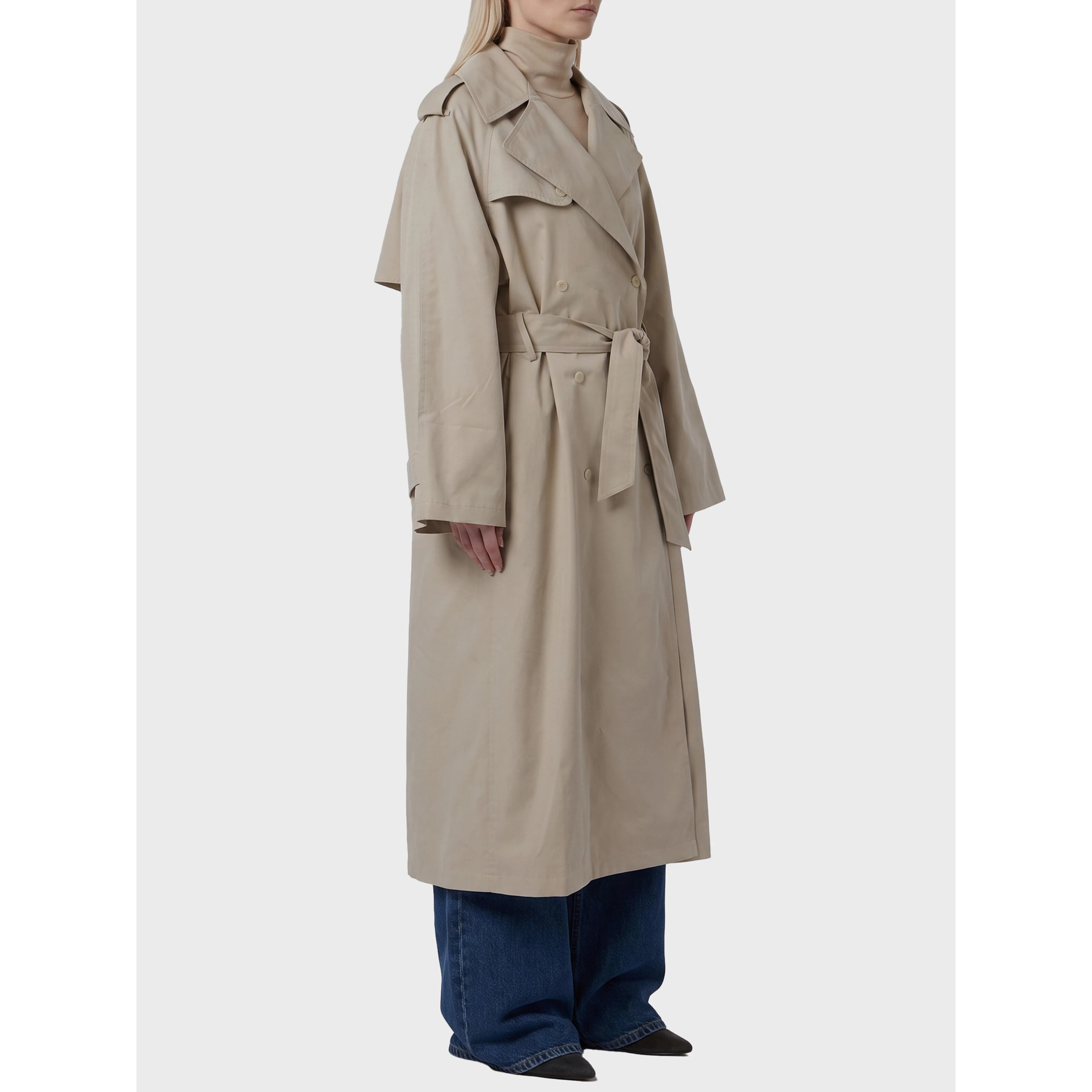 Riva cotton trench coat