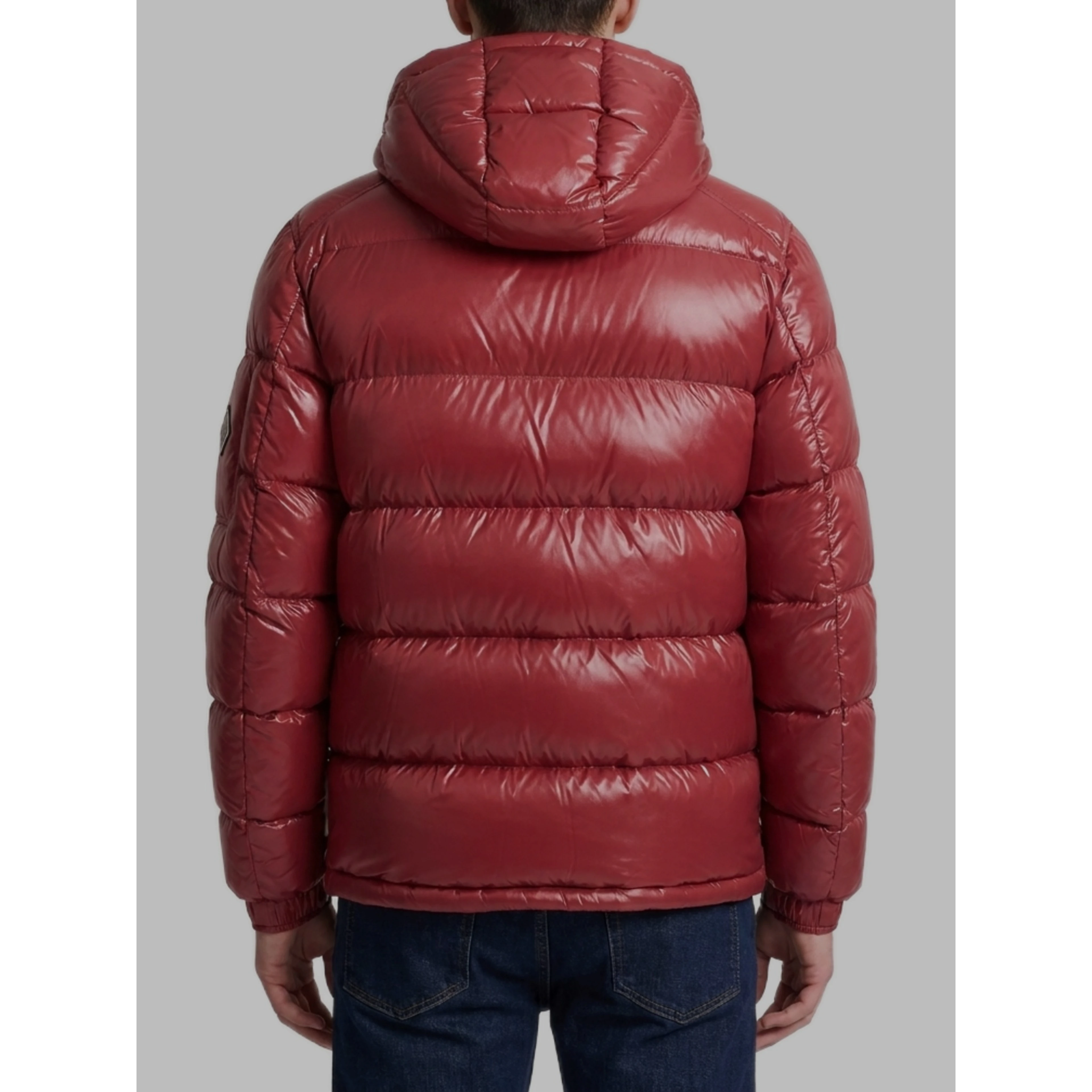 Polar Tech hooded down jacket