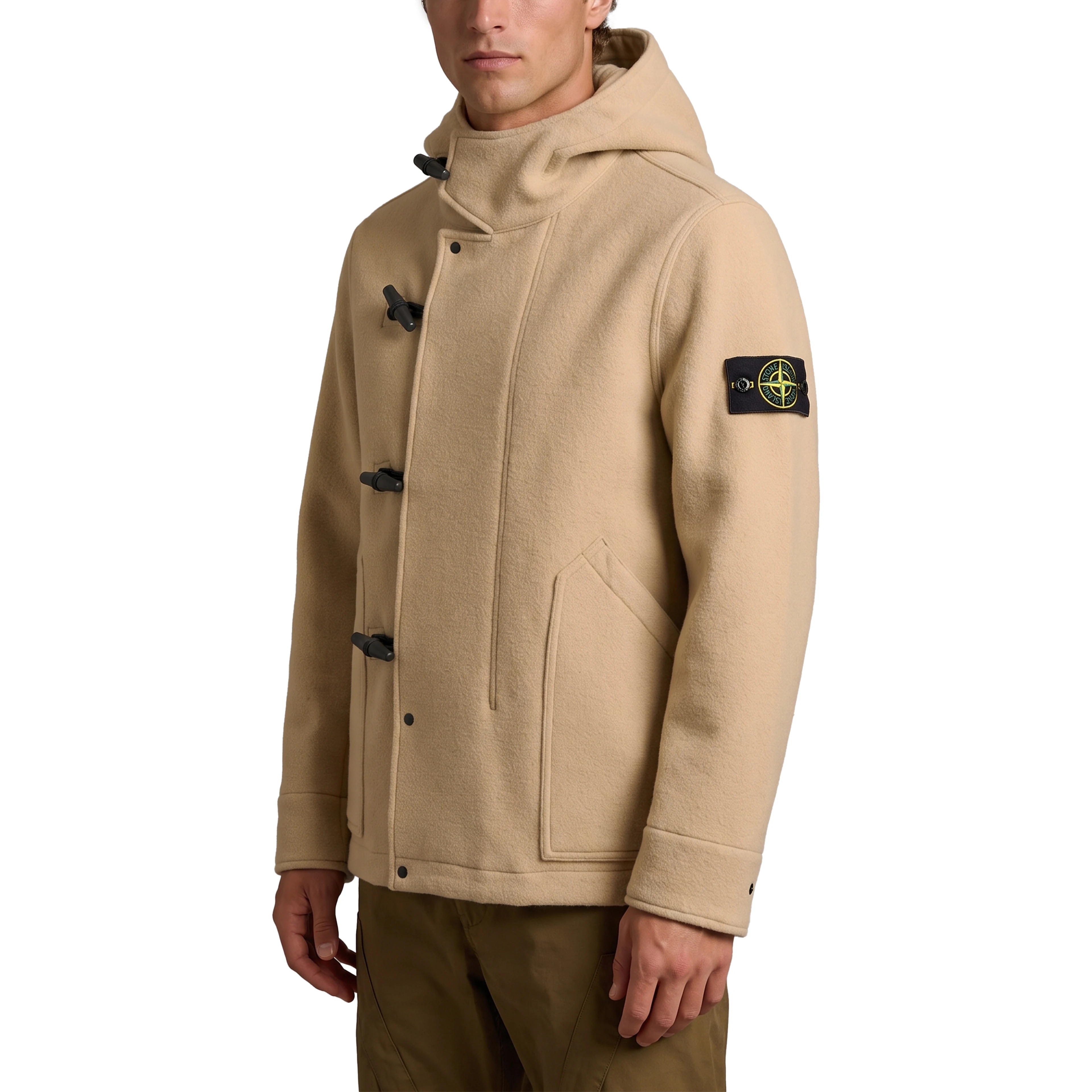 Short Heavy Melton coat