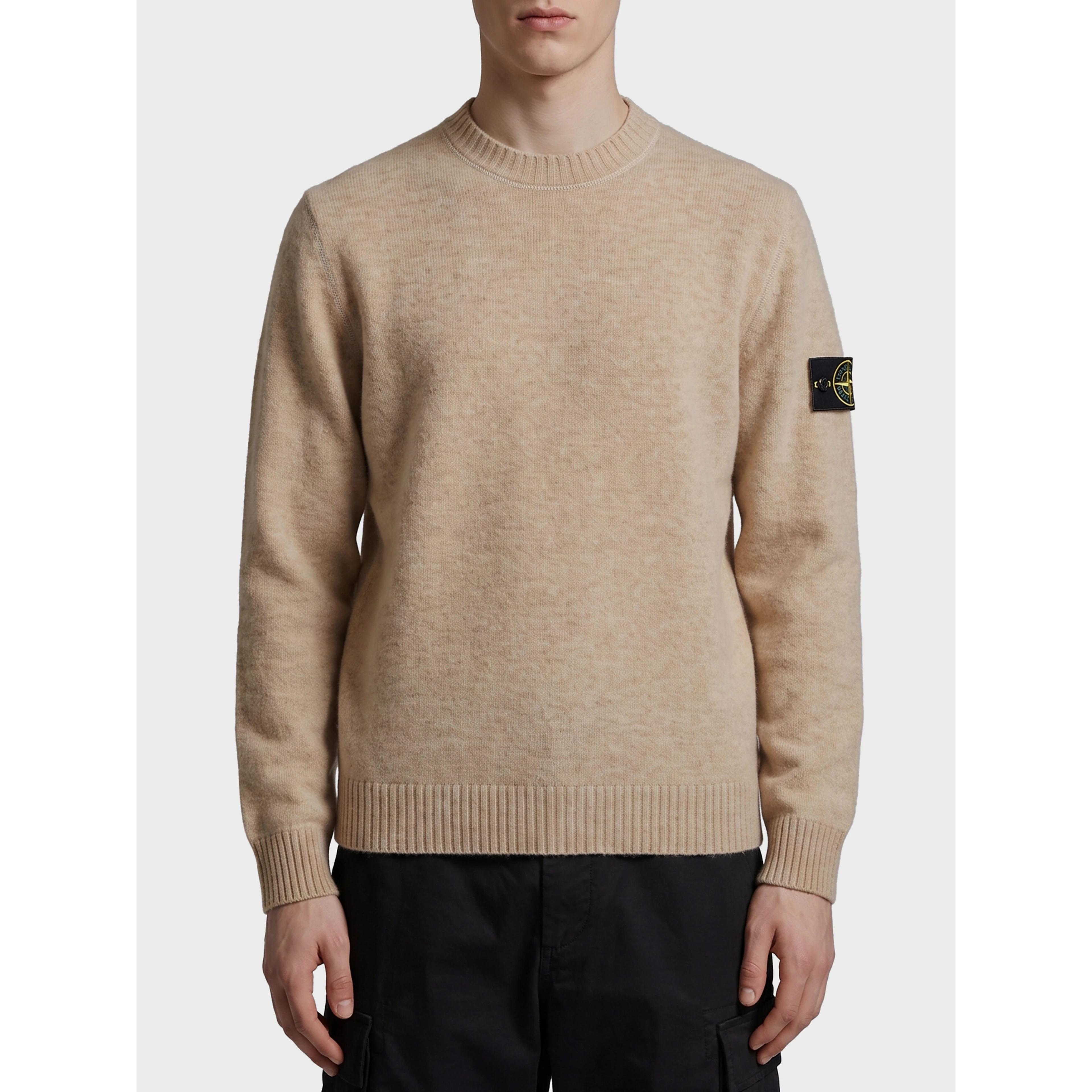 Beige crewneck sweater