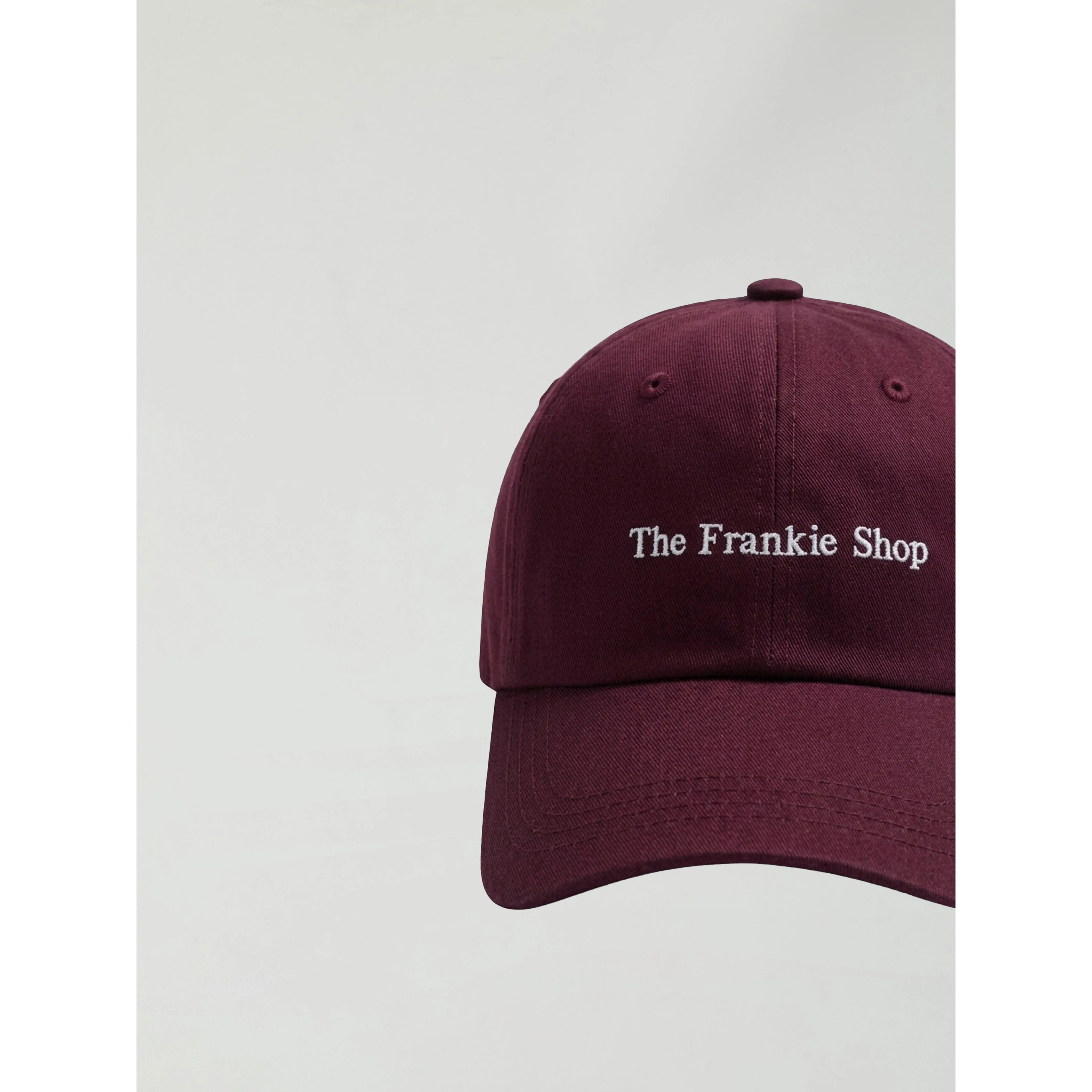 Burgundy Frankie baseball cap