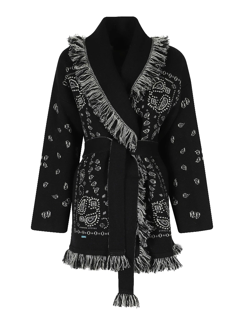 BANDANA JACQUARD CARDIGAN