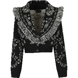 BANDANA JACQUARD CARDIBOMBER