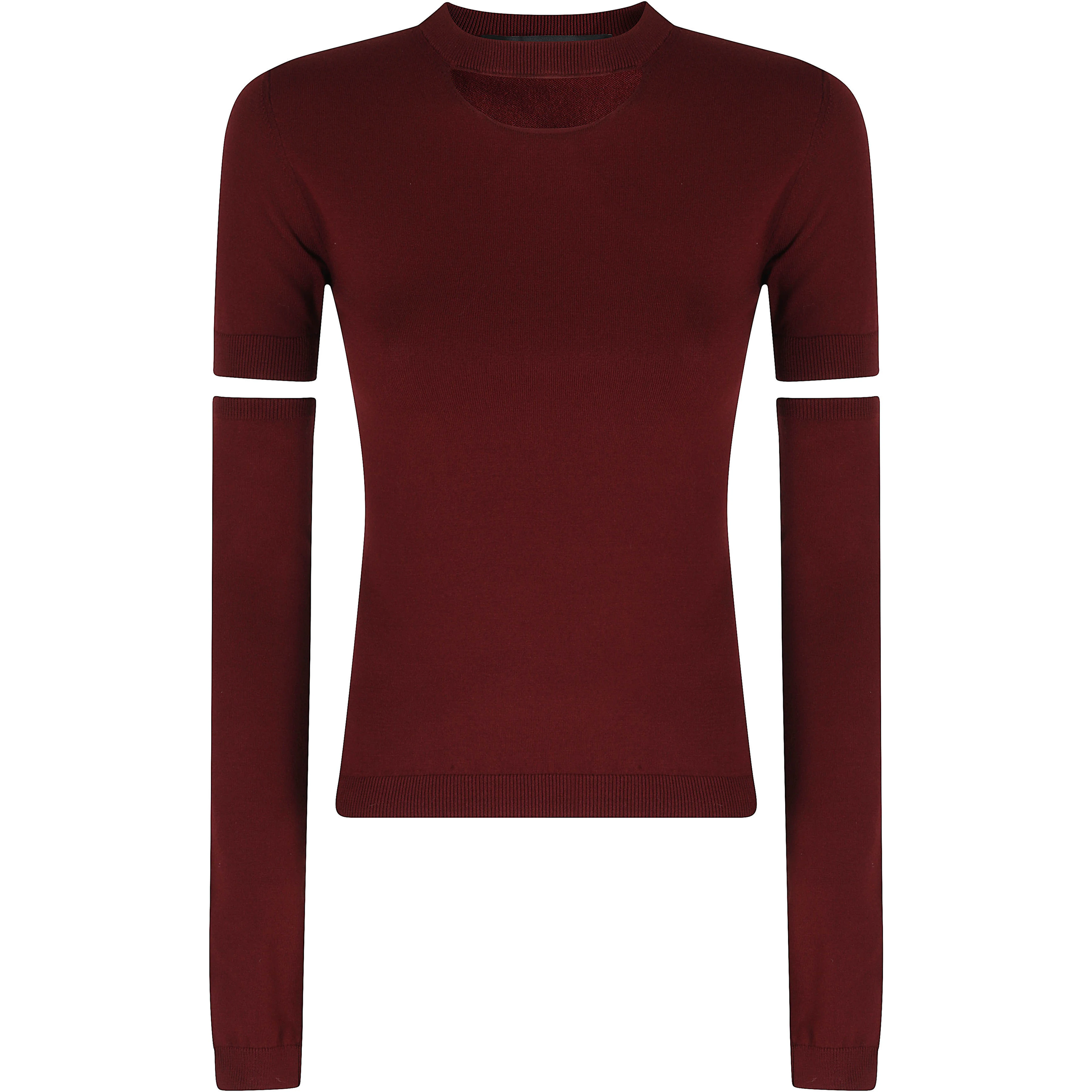 MAGLIA M/M GIROCOLLO + MANICOTTI IN VISCOSA STACCABILI