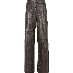 PANTALONE 100% PELLE STAMPA COCCO