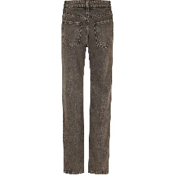JEANS GAMBA DRITTA DENIM SABBIATO