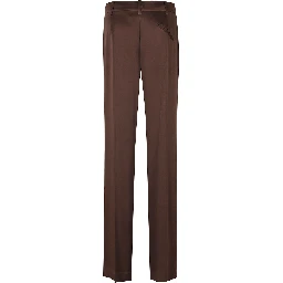 PANTALONE AMPIO IN RASO UNITO