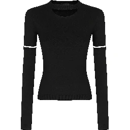 MAGLIA M/M GIROCOLLO + MANICOTTI IN VISCOSA STACCABILI