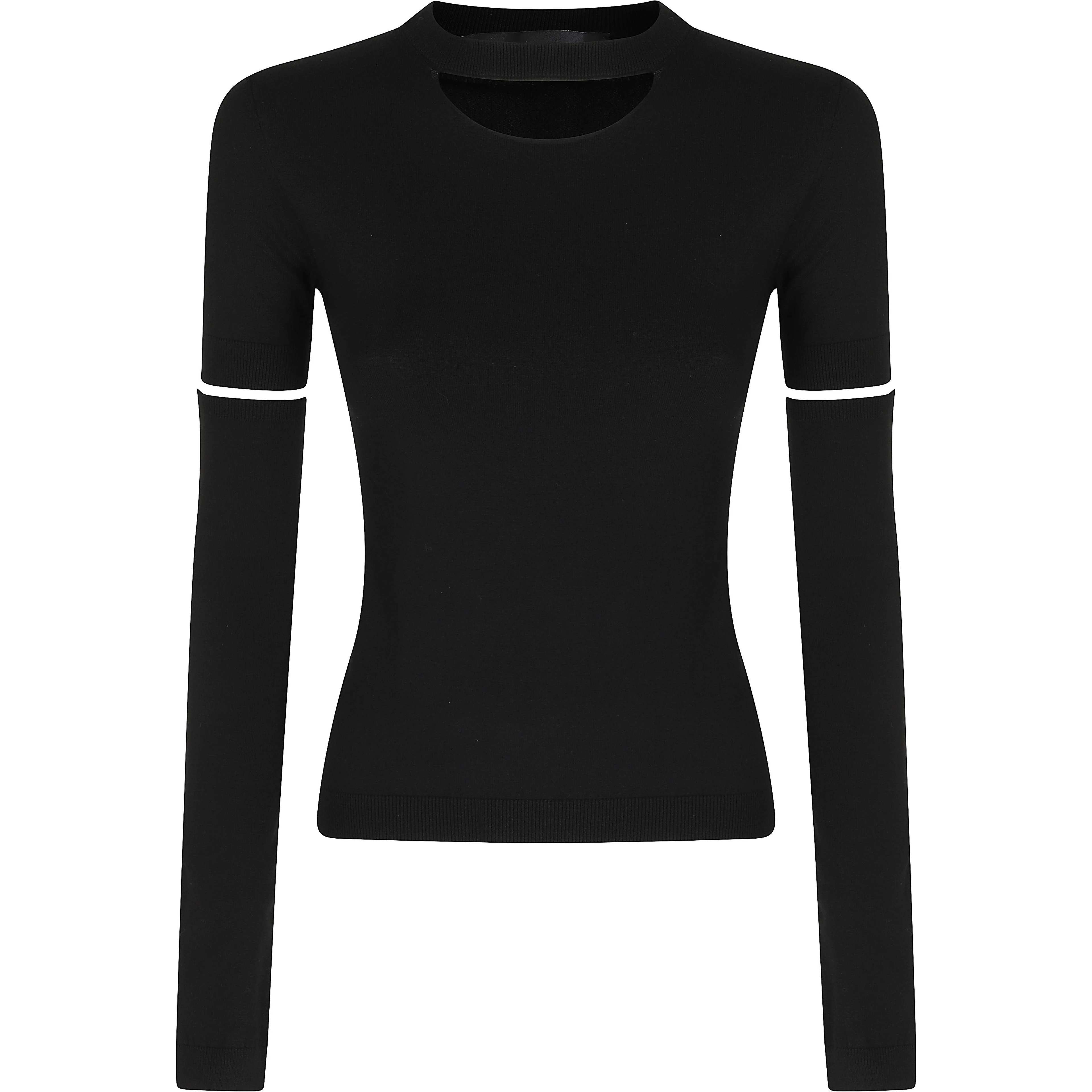 MAGLIA M/M GIROCOLLO + MANICOTTI IN VISCOSA STACCABILI