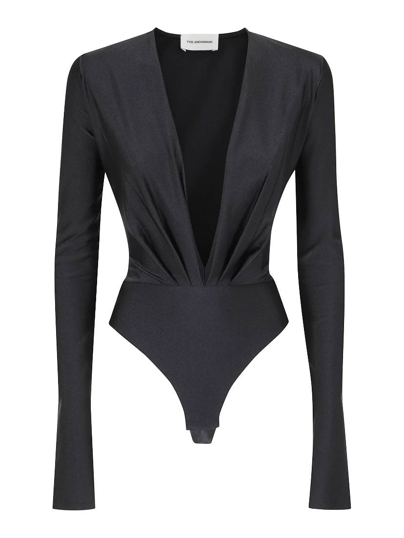 ZELDA BODYSUIT DEEP V NECK BODYSUIT