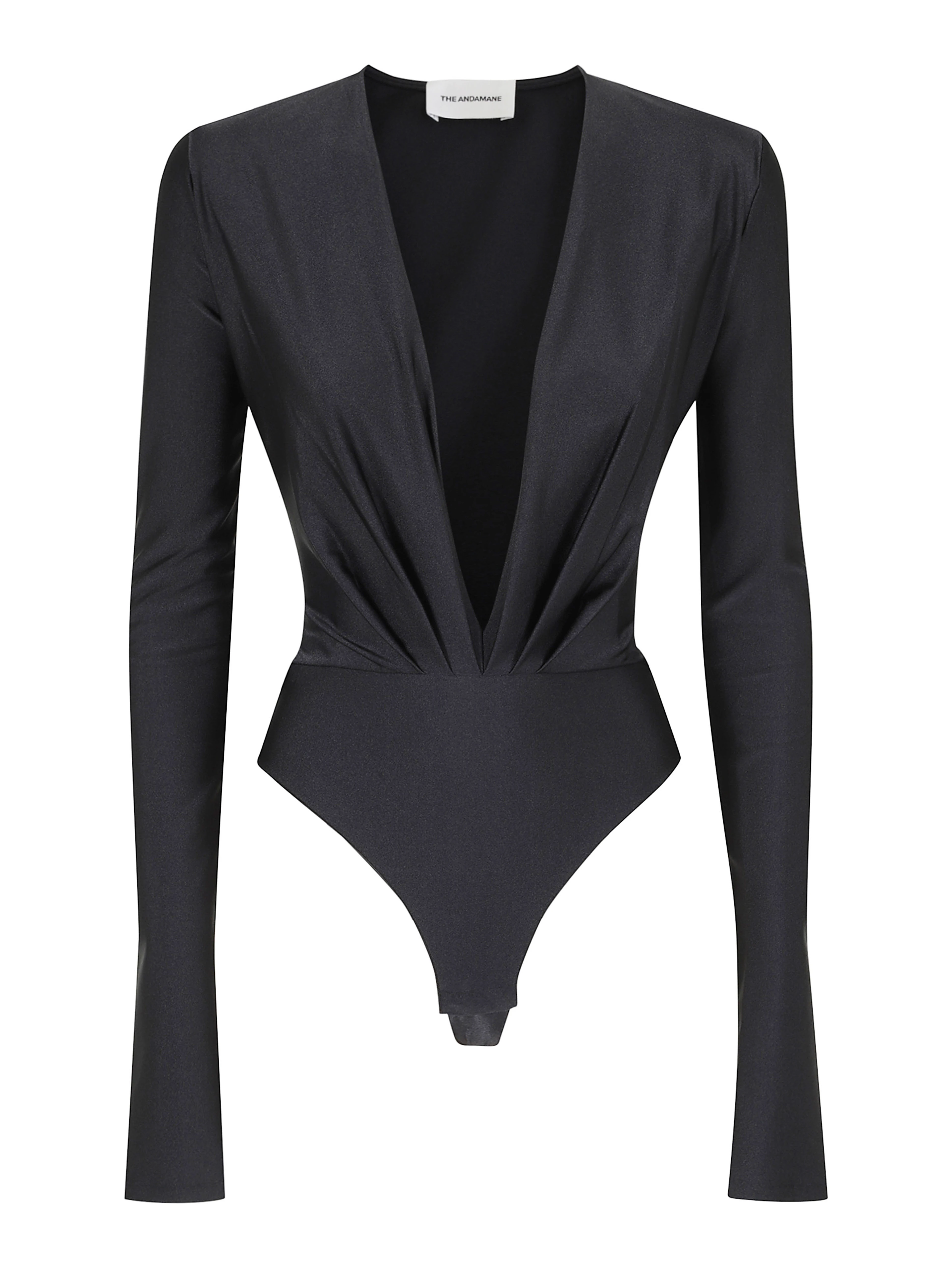 ZELDA BODYSUIT DEEP V NECK BODYSUIT