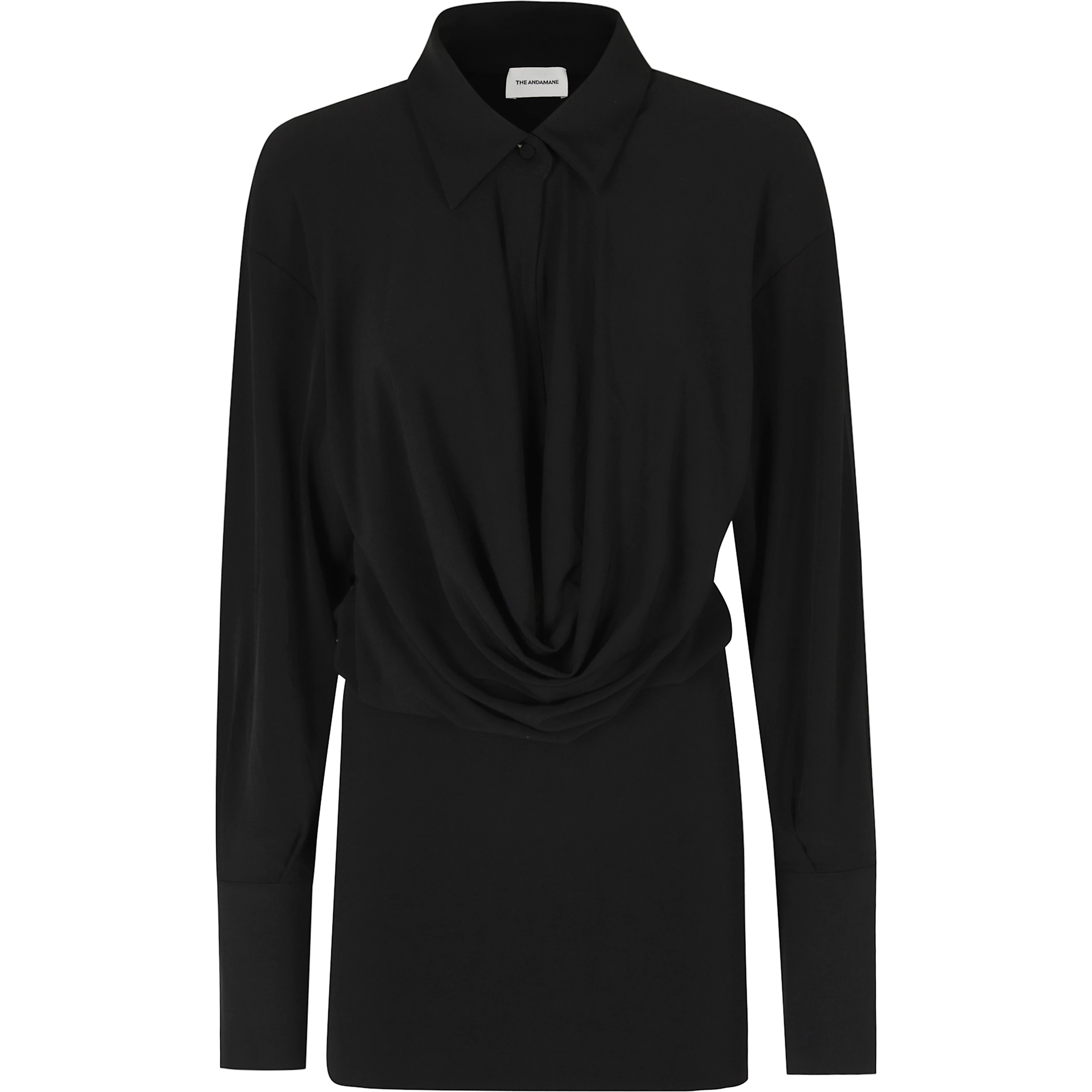 LILIA MINI DRESS DEEP V COLLAR MINI DRESS