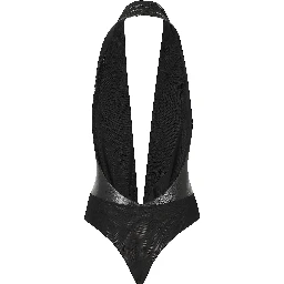 ZENDAYA BODYSUIT SLEEVELESS DEEP V NECK BODYSUIT