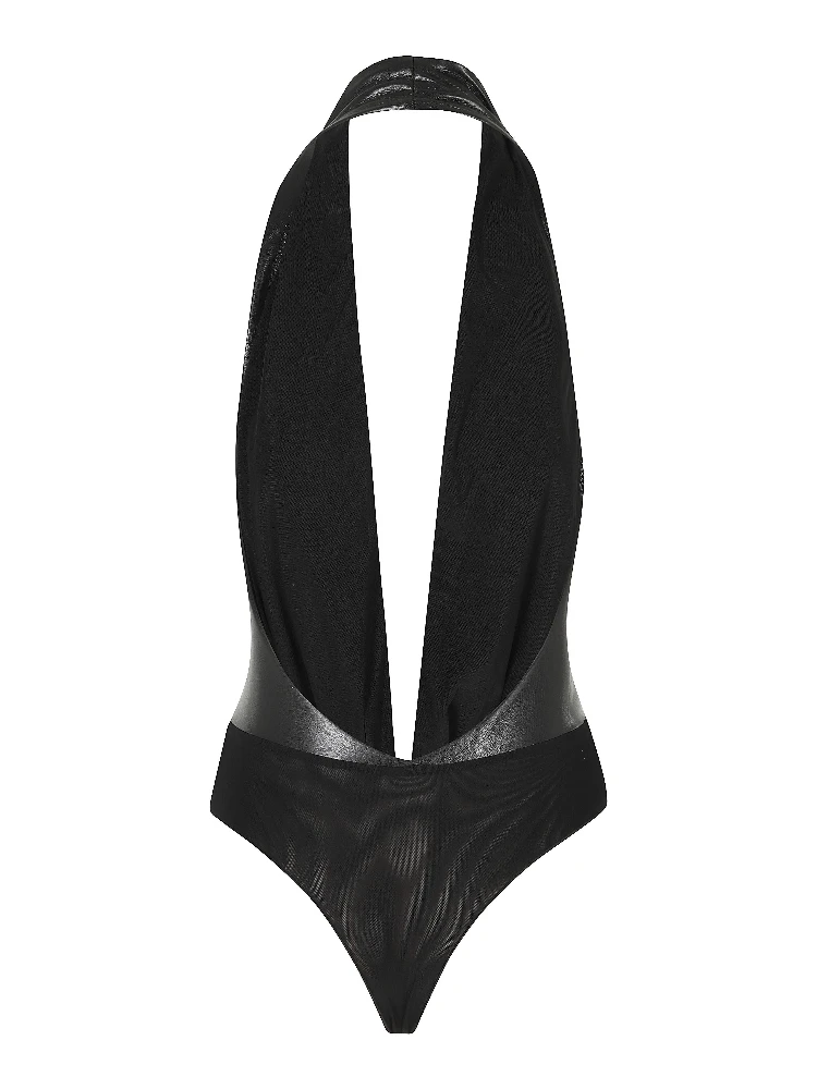 ZENDAYA BODYSUIT SLEEVELESS DEEP V NECK BODYSUIT alternative