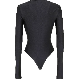 ZELDA BODYSUIT DEEP V NECK BODYSUIT