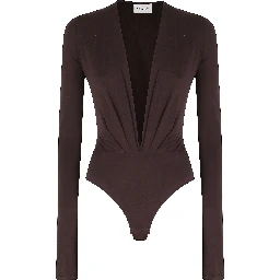 ZELDA BODYSUIT DEEP V NECK BODYSUIT